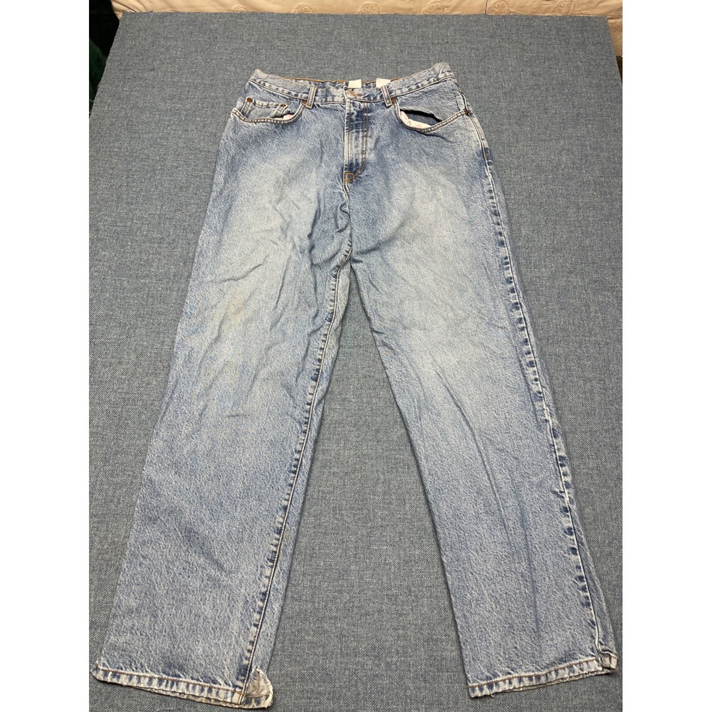 Lucky Brand Dungarees Vintage Mens 36 Jeans Light Wash Straight Leg USA Made
